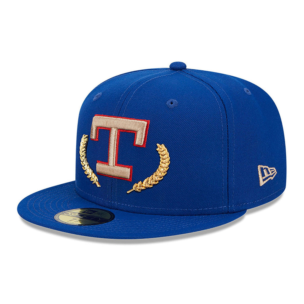 Texas Rangers Gold Leaf Blue