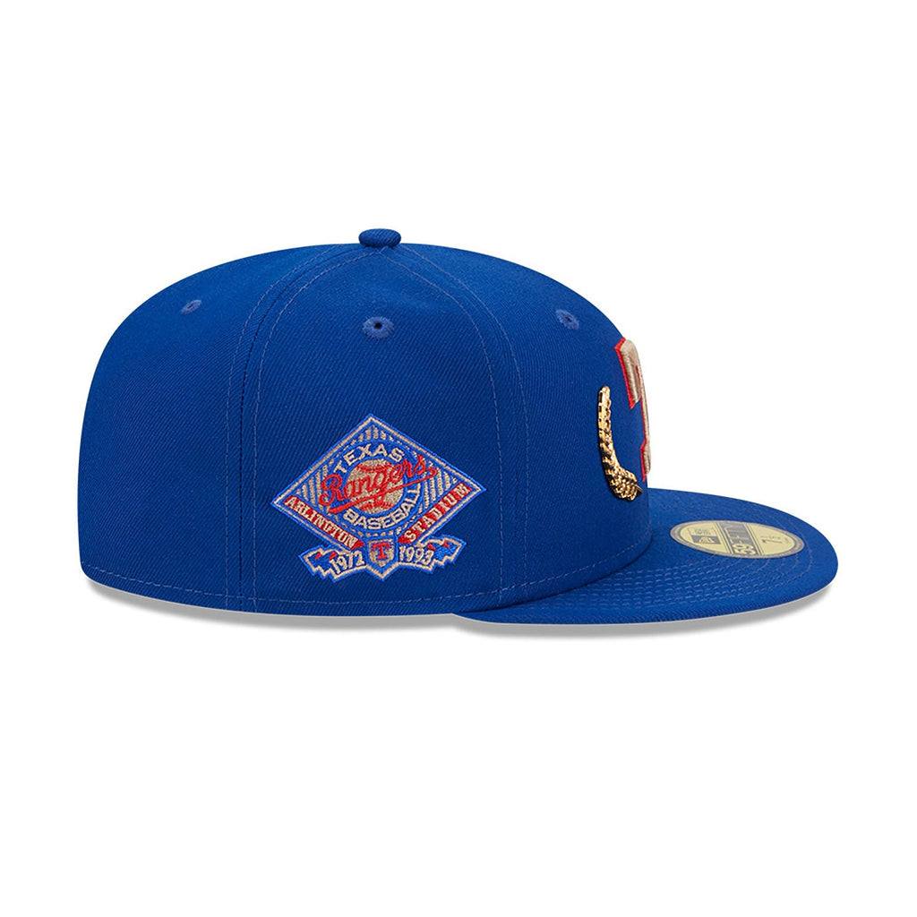 Texas Rangers Gold Leaf Blue