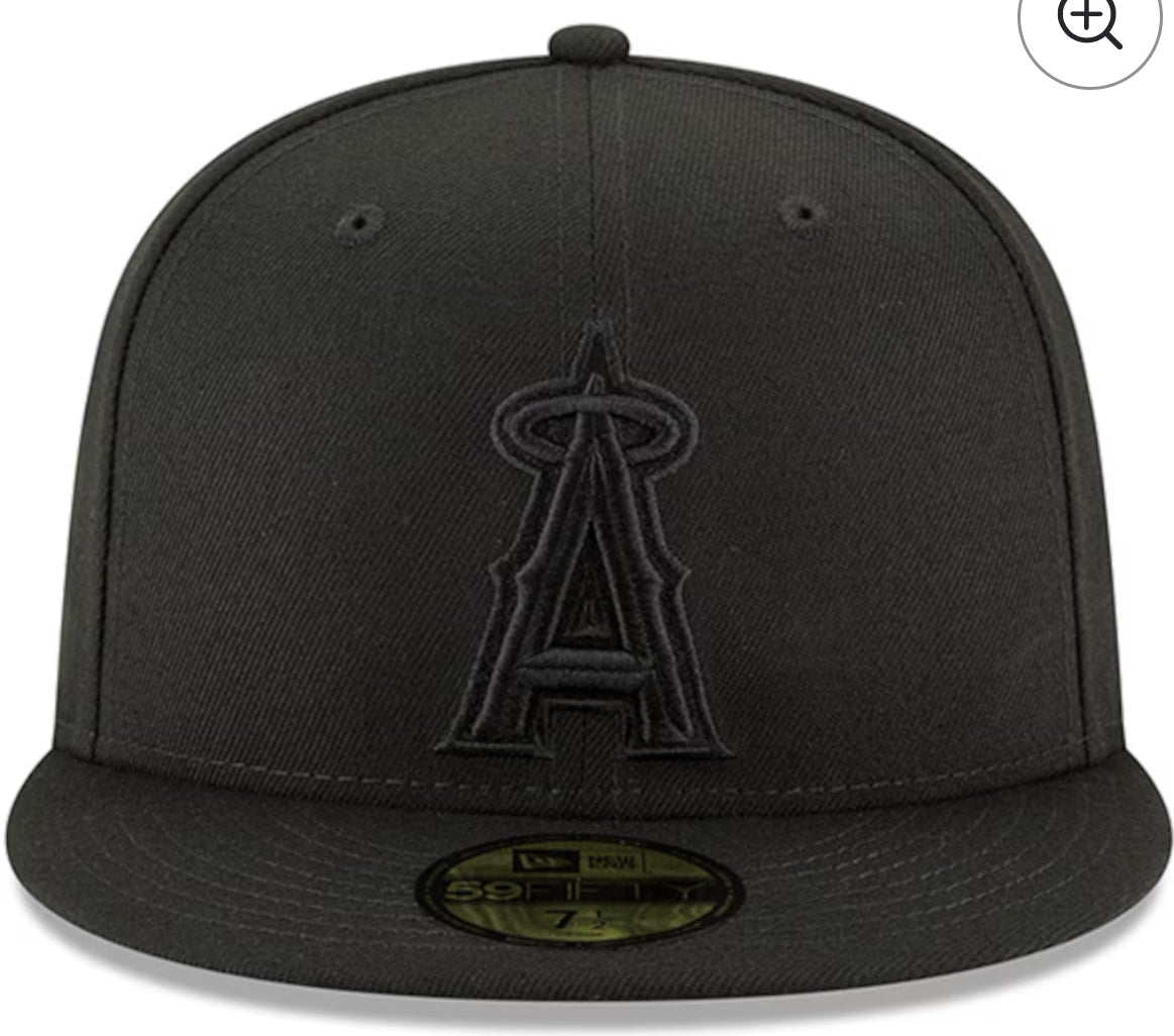 Los Angeles Angels  Blackout Basic 59FIFTY Fitted