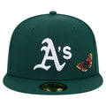Athletics  FELT Green 59FIFTY Fitted