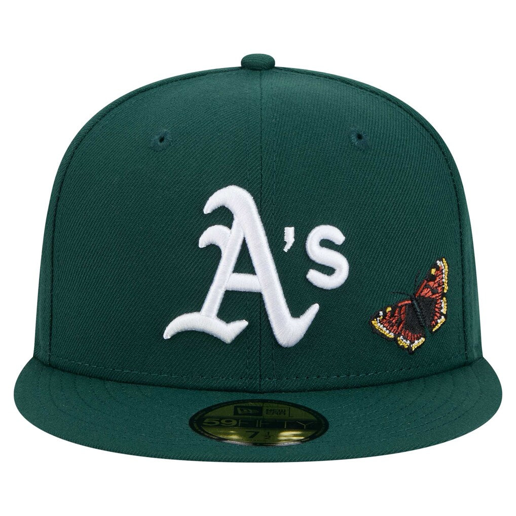 Athletics  FELT Green 59FIFTY Fitted