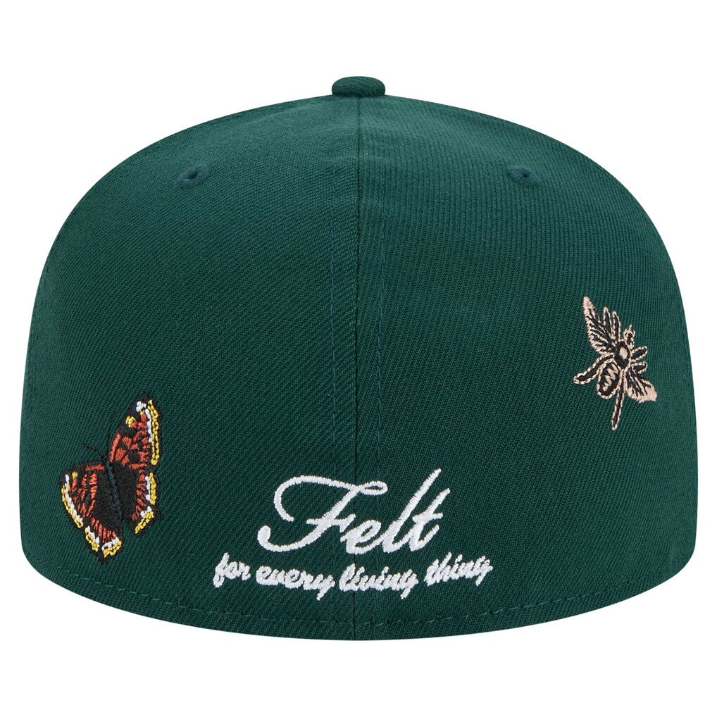 Athletics  FELT Green 59FIFTY Fitted